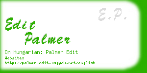 edit palmer business card